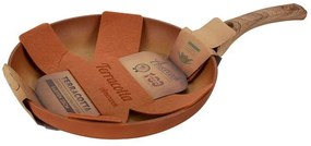 Τηγάνι Αντικολλητικό Terracotta ΑC850128 Φ28cm Natural-Terracotta Marva 28cm Αλουμίνιο