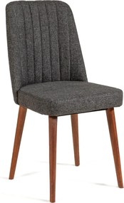 Καρέκλα Καρυδιά / Ανθρακί VINA 47x46x89