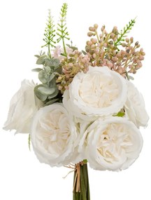 Μπουκέτο Με 8 Japanese Rose Λευκά 26εκ. iliadis 89818