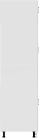 vidaXL Ντουλάπι κουζίνας "Kalmar" High Gloss White Engineered Wood