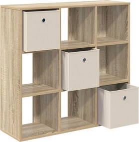 vidaXL Πλαϊνό γραφείο Δρύς Sonoma 88,5 x 29 x 84,5 εκ.