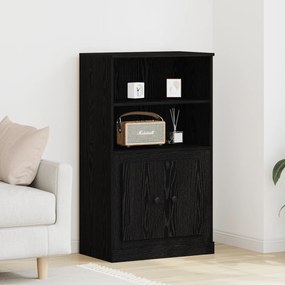vidaXL Υψηλή ντουλάπα Μαύρη Δρυός 60x35.5x103.5 εκ. Επεξεργασμένο Ξύλο