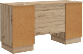 vidaXL Γραφείο Artisan Δρυς Επεξεργασμένο Ξύλο 142,5 x 50 x 75 εκ.