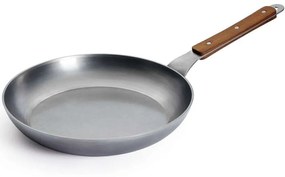 Τηγάνι Carbon Steel 528CS 28cm Silver-Brown Woll 28cm Steel