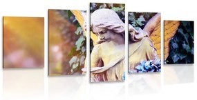Εικόνα 5 τμημάτων άγαλμα αγγέλου - 100x50