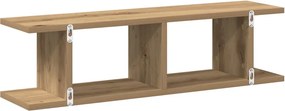 vidaXL Ραφιέρες Τοίχου 2 τεμ. Αρτισιανή Δρυς 75x18x20εκ. Επεξεργ. Ξύλο