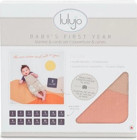 Σεντόνι Φωτογράφισης Μωρού + Κάρτες Lulujo Sun Rises LJ594