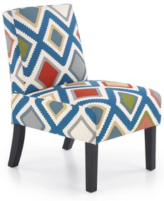 FIDO leisure chair, color: multicolored DIOMMI V-CH-FIDO-FOT-WIELOBARWNY DIOMMI-60-20680