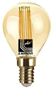 Adeleq Λάμπα LED COG Σφαιρικό Ε14 6W Ντιμαριζόμενο Μελί 2200K 13-14166009