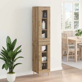 vidaXL Highboard 2 pcs Artisan Oak 34,5 x 34 x 180 εκ.