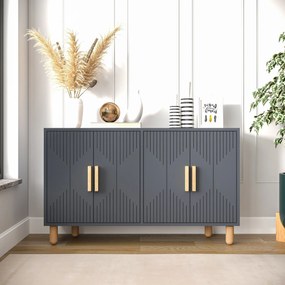 Μπουφές Ανθρακί ROGER 120x29,6x73,6