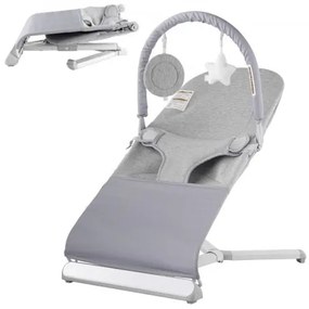 VEVOR Baby Bouncer Folding Bouncer Seat Chair for Babies 0-9 Months with Toy Bar