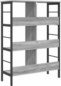 vidaXL Ράφι Βιβλίων 6 επιπέδων 82 x 32 x 112 εκ. Επεξεργασμένο Ξύλο