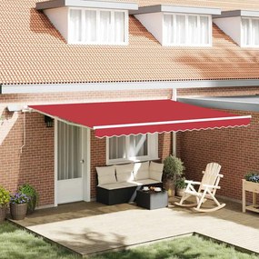 vidaXL Σκηνίτσα Αναδιπλούμενη with Χειροκίνητος 450 x 300 εκ Κόκκινο