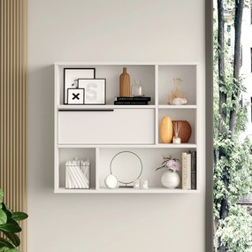 Ράφι Τοίχου Λευκό ITIN 90.1x22x81