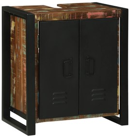 vidaXL Ντουλάπα Πάγκου 55x35x60 εκ Μασίφ Ξύλο Ανακυκλωμένο