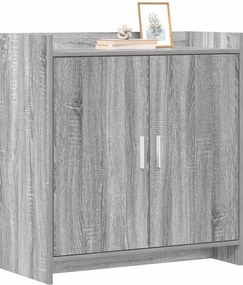 vidaXL Πλαϊνό γραφείο Γκρι Sonoma 72 x 36 x 80 εκ. Επεξεργασμένο Ξύλο