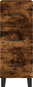 vidaXL Ντουλάπι Καπνιστή δρυς 34,5x34x180 εκ. από Επεξεργασμένο Ξύλο
