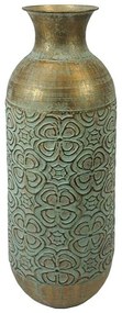 Βάζο 161-125-201 18x51cm Antique Gold Μέταλλο
