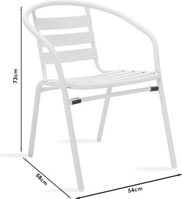 Πολυθρόνα Tade pakoworld μέταλλο ανθρακί 54x62x74εκ