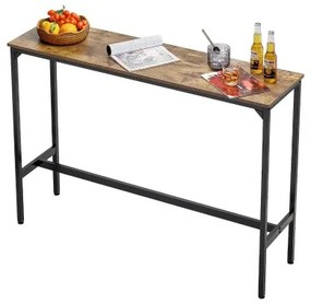 VEVOR Bar Table Height Pub Table Cocktail Counter Kitchen Dining 55x15x39 in