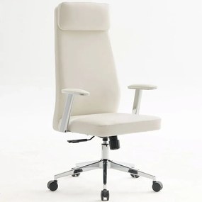 Πολυθρόνα Διευθυντή BF8800 ΕΟ612,2 68x68x120/128cm White
