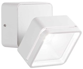 Φωτιστικό Τοίχου - Απλίκα Omega Square 285528 9x9x8,5cm LED 7W 4000K 650Lm White Ideal Lux