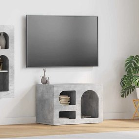 vidaXL Ντουλάπι TV ELST 60 x 35 x 40 εκ. Σκυρόδεμα Γκρι