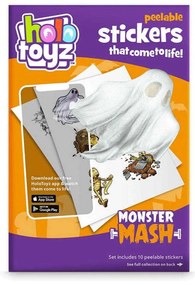 Αυτοκόλλητα Τοίχου Monster Mash (Σετ 10Τμχ) HTST100MonsterMash Multi HoloToyz