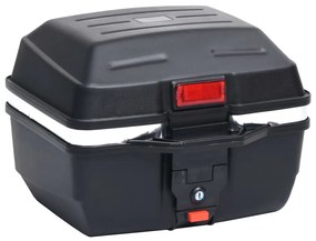vidaXL Μπαγκαζιέρα Μοτοσικλέτας/Top Case 24 Λίτρων για Ένα Κράνος