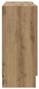 vidaXL Μπουφές Αρτισιανή Δρυς 120x30,5x70εκ. από Επεξεργασμένο Ξύλο