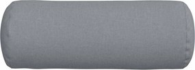 vidaXL Μαξιλάρια Στήριγμα 2 pcs Ανοιχτό γκρι Ø 25 x 70 cm ύφασμα