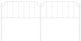 vidaXL Κεφαλάρι Λευκό 193 εκ. Μεταλλικό