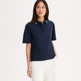 Πόλο με κοντά μανίκια από βαμβακερό πικέ