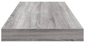Ράφια Τοίχου 4 τεμ. Γκρι Sonoma 60x10x1,5 εκ. Επεξεργ. Ξύλο - Γκρι