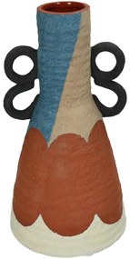 Βάζο ArteLibre Πολύχρωμο Τερακότα 13.2x13.2x25.5cm