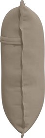 vidaXL Μαξιλάρι Πλάτης Taupe 60 x 50 cm Ύφασμα Μικροΐνας
