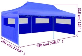 ΤΕΝΤΑ ΕΚΔΗΛΩΣΕΩΝ POP-UP ΠΤΥΣΣΟΜΕΝΗ ΜΠΛΕ 3 X 6 Μ. 41583