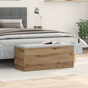 vidaXL κουτί αποθήκευσης Artisan Oak 90x35x35 εκ, φτιαγμένο από ξύλο