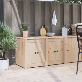 vidaXL Ντουλάπι Εξωτερικής Κουζίνας 106x55x64 εκ. Μασίφ Ξύλο Πεύκου