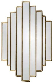 Καθρέπτης Harmony 11-0433 51,5x80cm Gold Metal, Glass