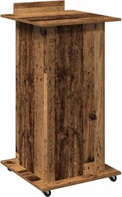 vidaXL Πλατφόρμα Παλιό ξύλο 55 x 55 x 107 cm Επεξεργασμένο ξύλο