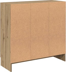 vidaXL Βιβλιοθήκη Artisan Δρυς 82,5x30,5x80 εκ. Επεξεργασμένο Ξύλο