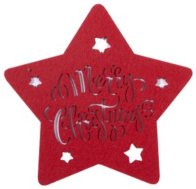 Χριστουγεννιάτικα Σουβέρ (Σετ 4τμχ) Nef-Nef Homeware Snow Star Red