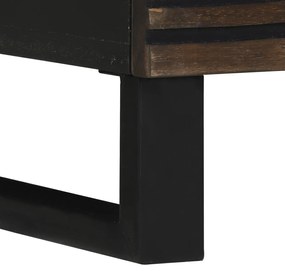 vidaXL Κομοδίνο, 40x33x46 εκ., Σταθερό Ξύλο Μάνγκο