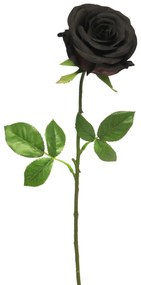 Supergreens Τεχνητό Κλωνάρι Τριαντάφυλλο Μαύρο 47 εκ.