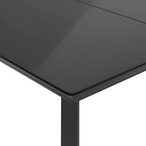 vidaXL Σετ Τραπεζαρίας Κήπου 5 Τεμαχίων Καφέ Συνθ. Ρατάν με Μαξιλάρια