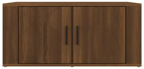 vidaXL Τραπεζάκι Σαλονιού Καφέ Δρυς 80x50x36 εκ. Επεξεργασμ. Ξύλο