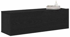 vidaXL Ντουλάπι TV 2 pcs Μαύρο 100 x 30 x 30 cm Επεξεργασμένο ξύλο