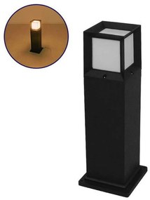 Φωτιστικό Δαπέδου 12143 Με Βάση 1xE27 15x15x58cm Black GloboStar